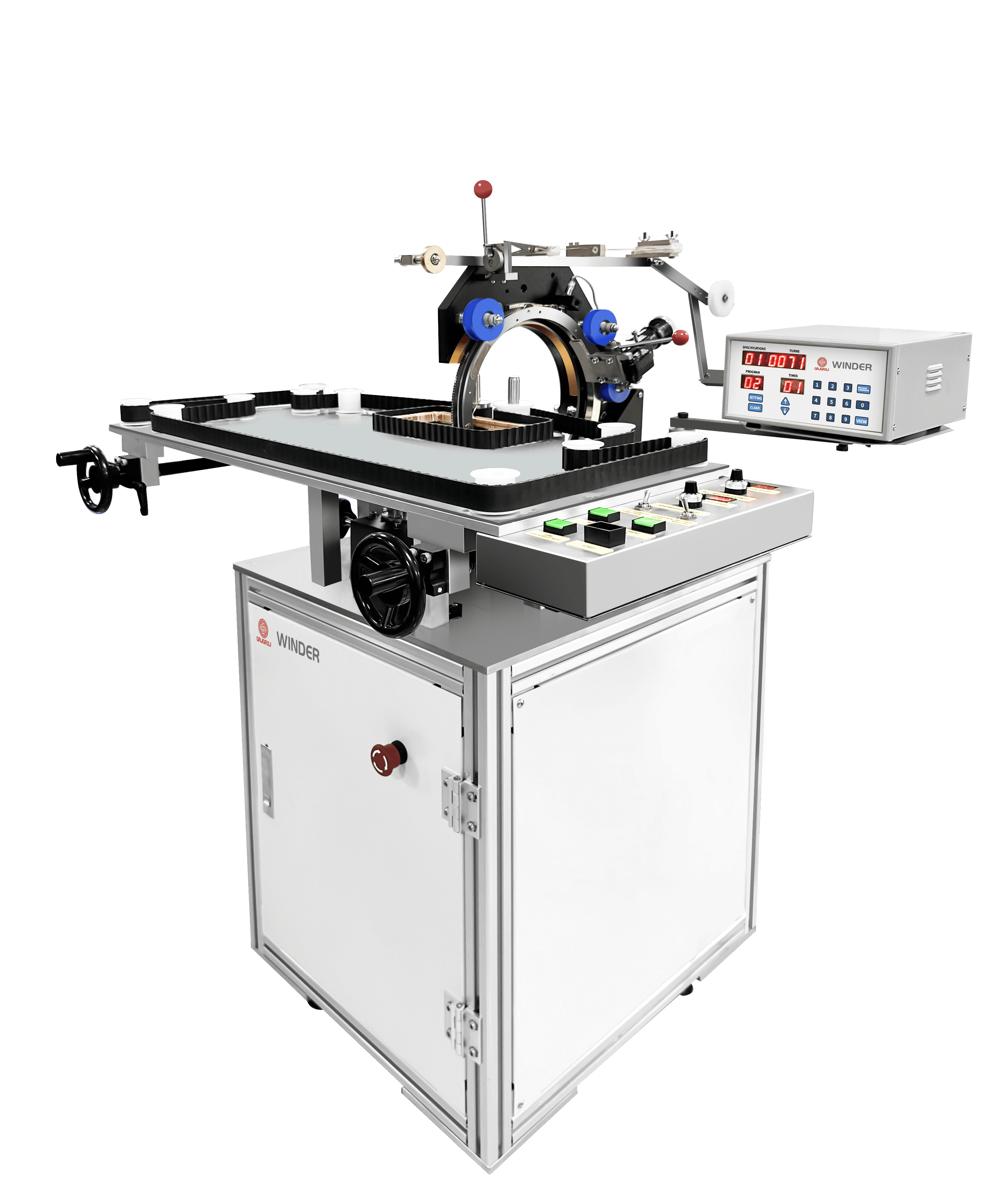 JGJ-6204L-GW Vertical Rectangular Coil Winding Machine